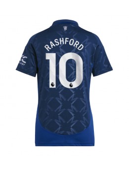 Manchester United Marcus Rashford #10 Replika Borta Kläder Dam 2024-25 Kortärmad